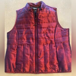 New - Relativity Burgundy vest